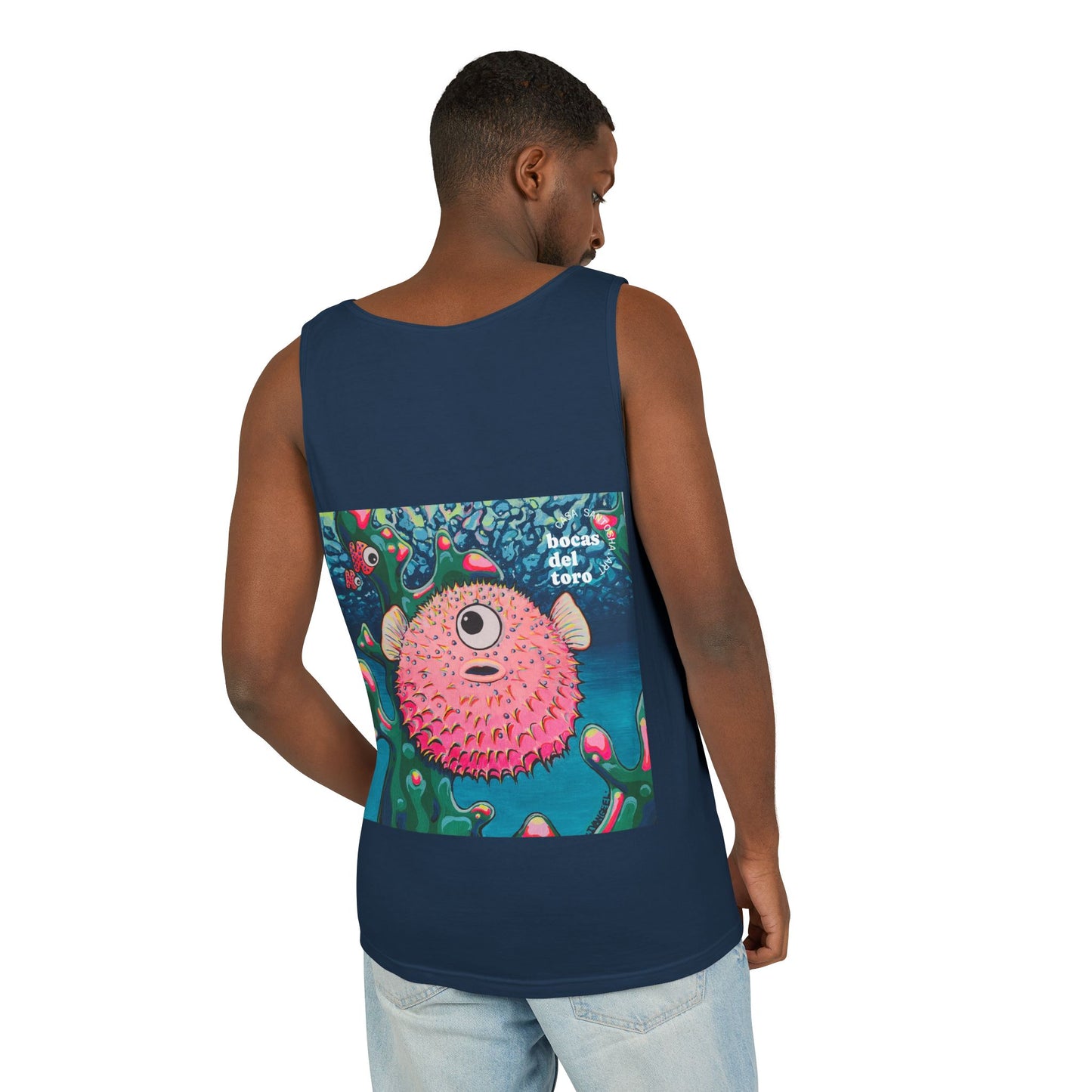 Unisex Cyclops Pufferfish Tank Top - Perfect for Summer Vibes