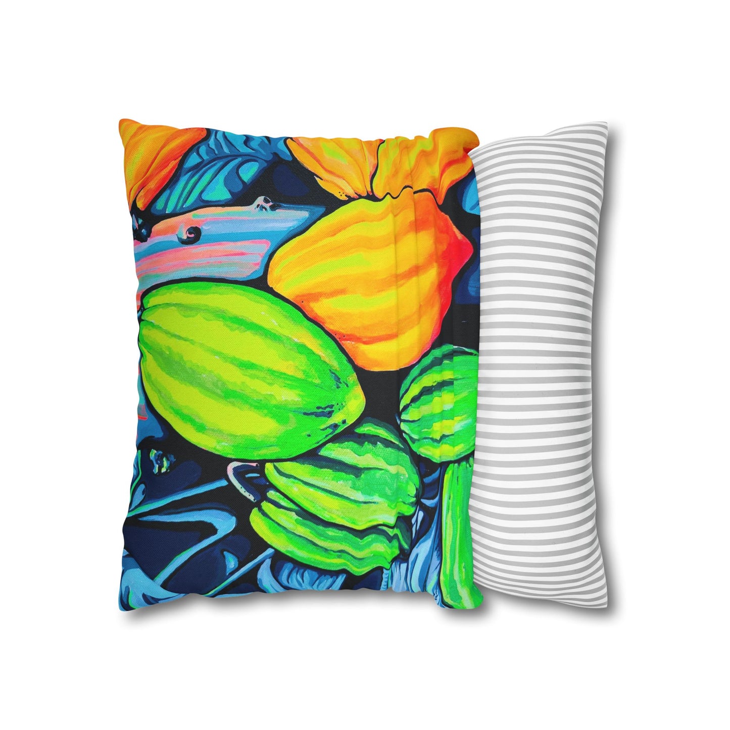 Neon Cacao Pillowcase for Throw Pillow, Cover Only