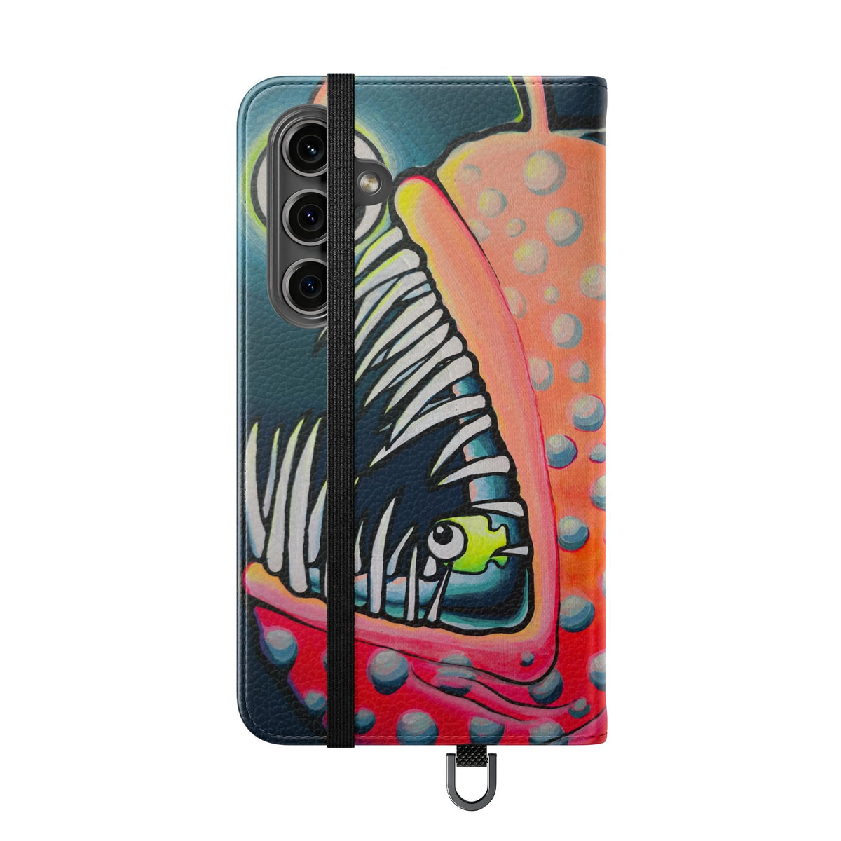Cyclops Anglerfish Flip Phone Case – Wallet Cover with Card Slots
