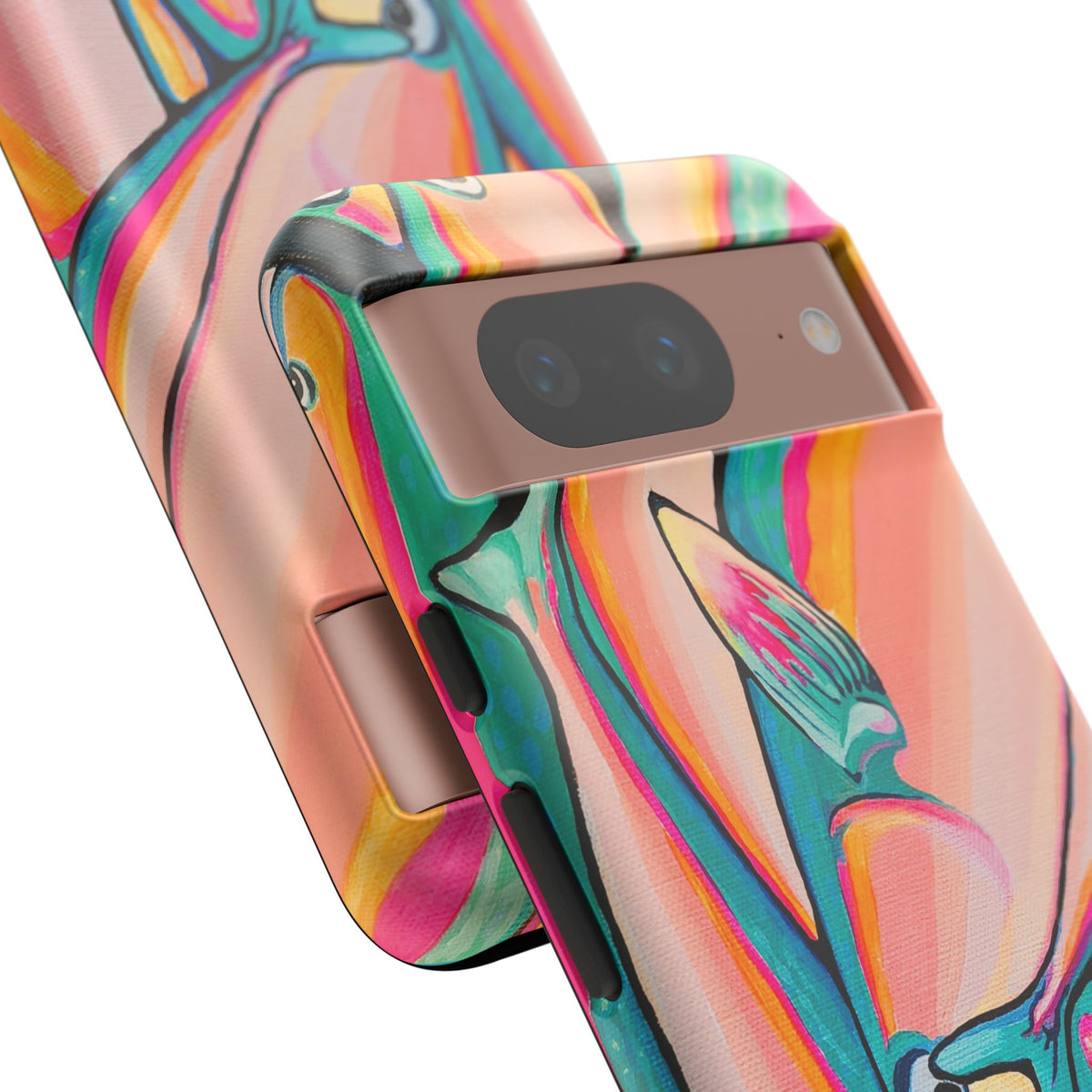 Neon Fish Tough Phone Case