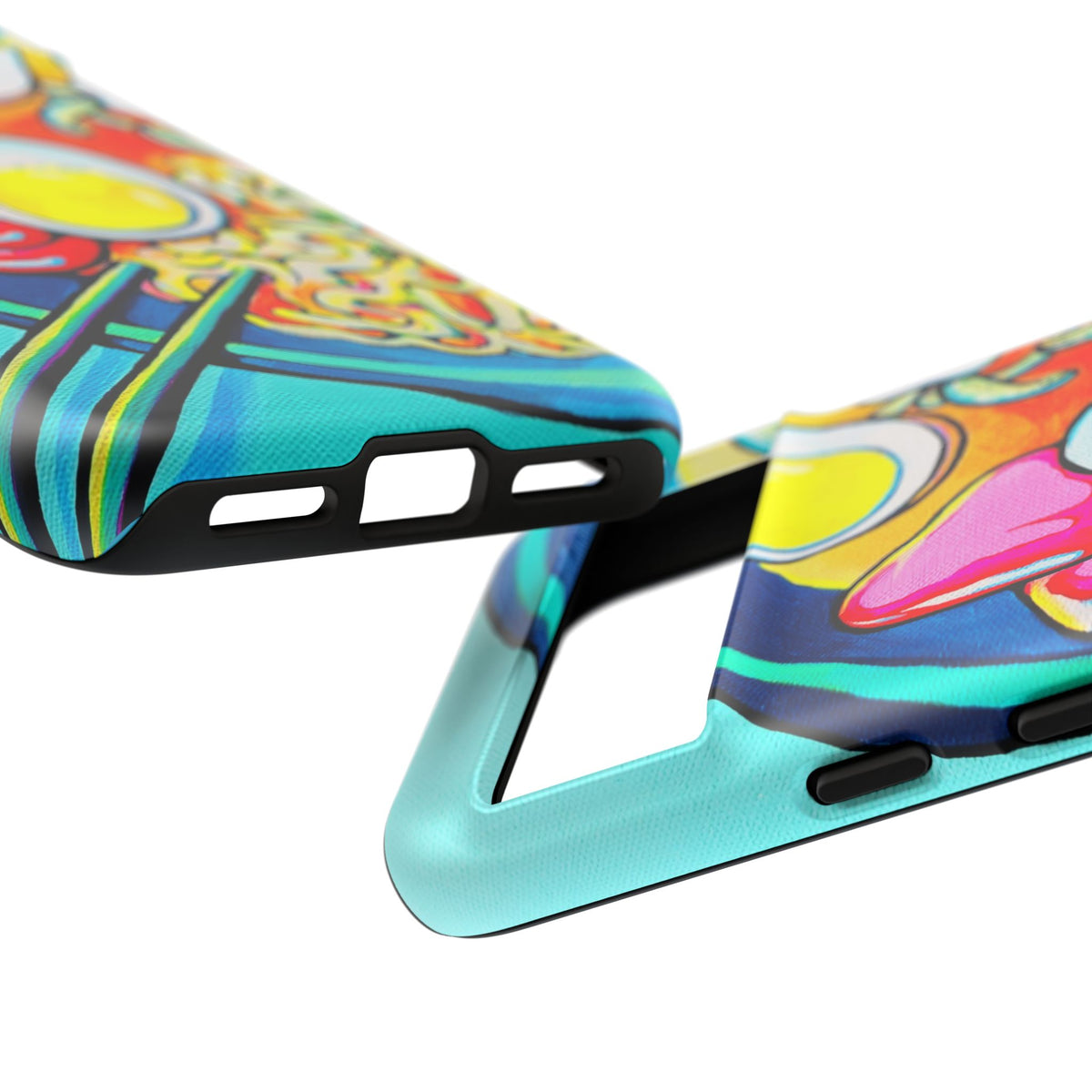 Coque de téléphone résistante Neon Ramen