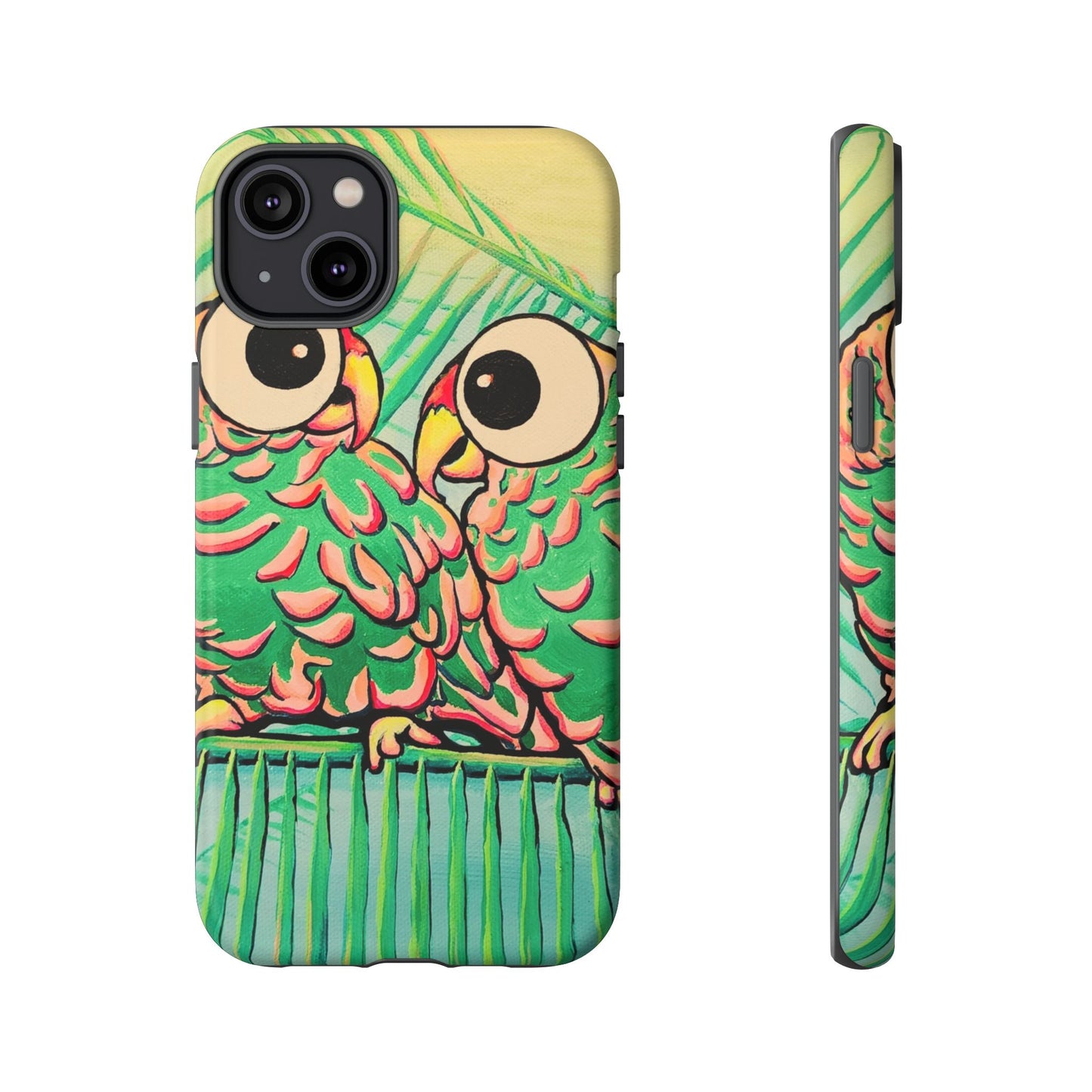 Chatty Cyclops Parrots Tough Phone Case