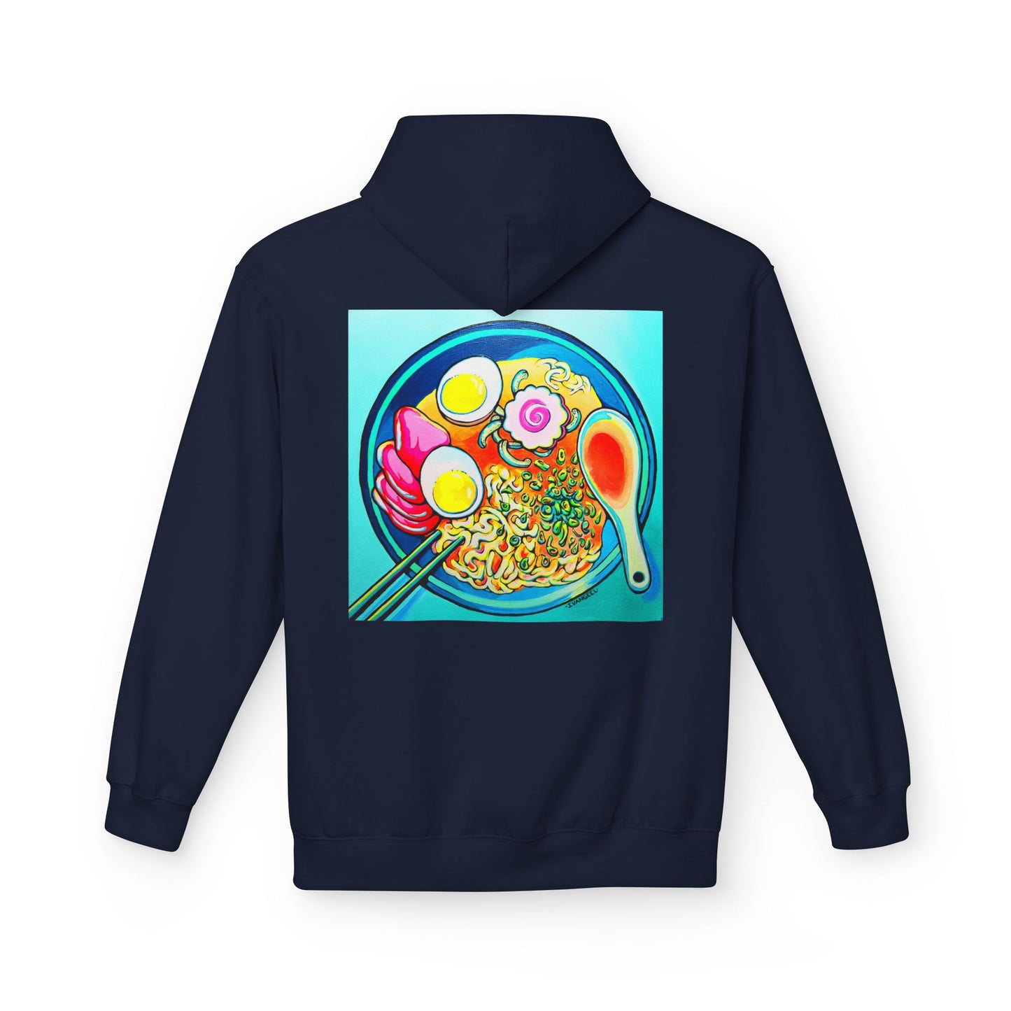 Unisex Neon Ramen Soft Hoodie