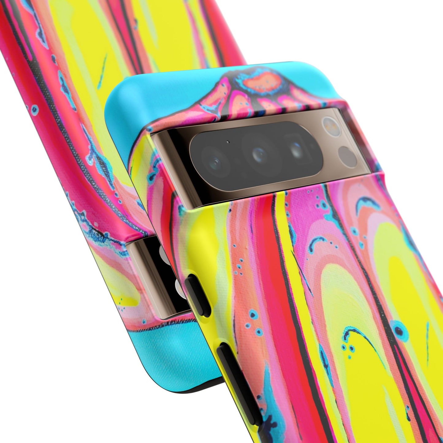 Neon Fat Bananas Tough Phone Case