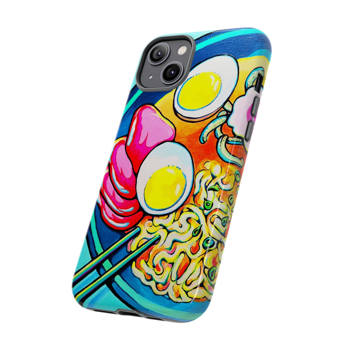 Coque de téléphone résistante Neon Ramen