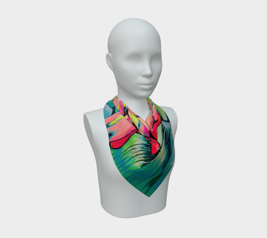 Neon Primitivo Bananas Scarf