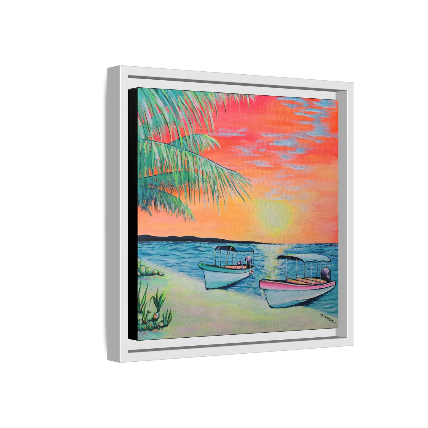 Framed Panga Express Canvas Print