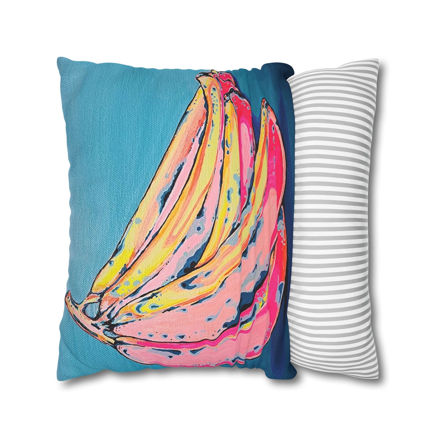 Neon Banana Pillowcase for Throw Pillow, Cover Only