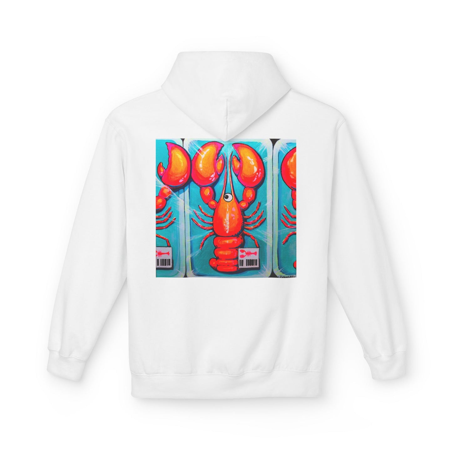 Unisex Fresh Neon Lobster Soft Hoodie
