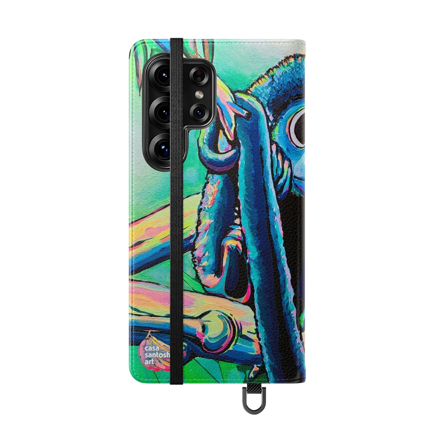 Cyclops Monkey Flip Phone Case – Wallet Cover with Card Slots