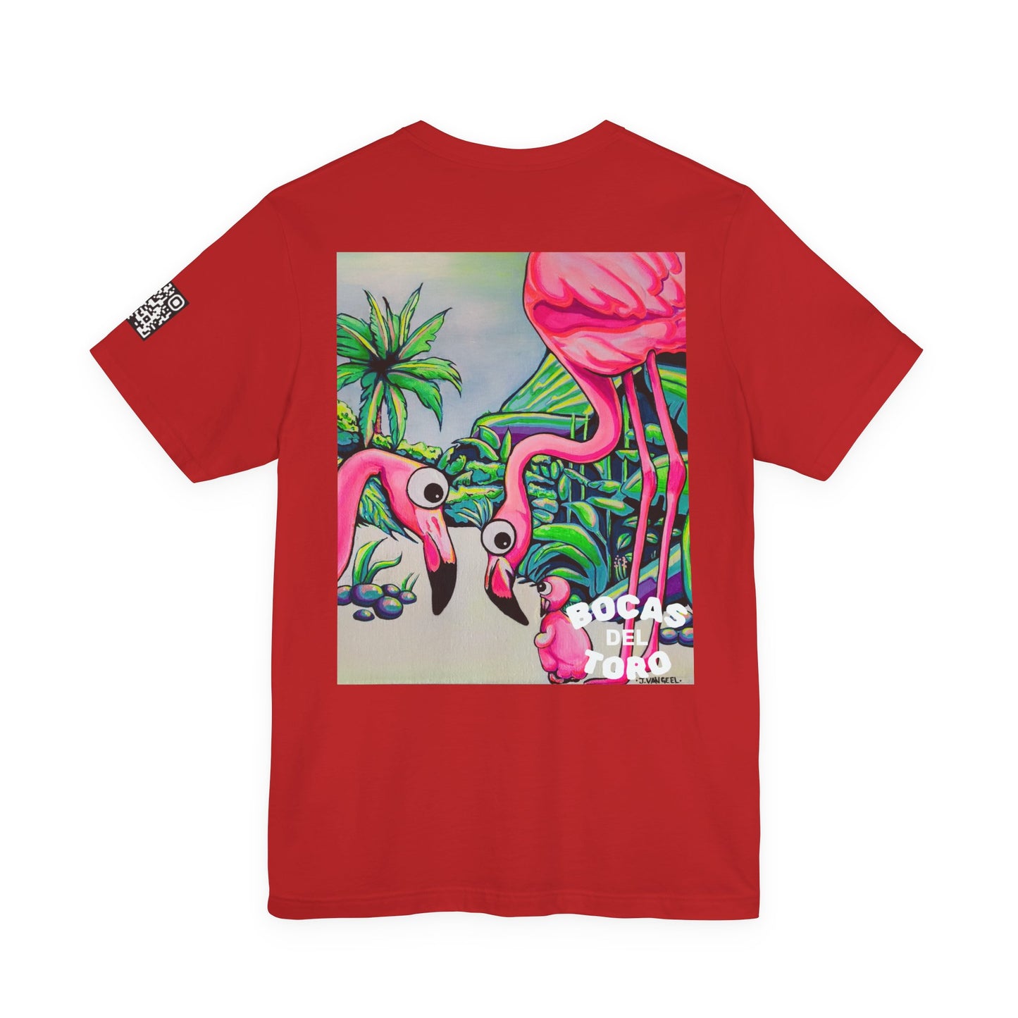 Unisex Cyclops Flamingo Family Tee