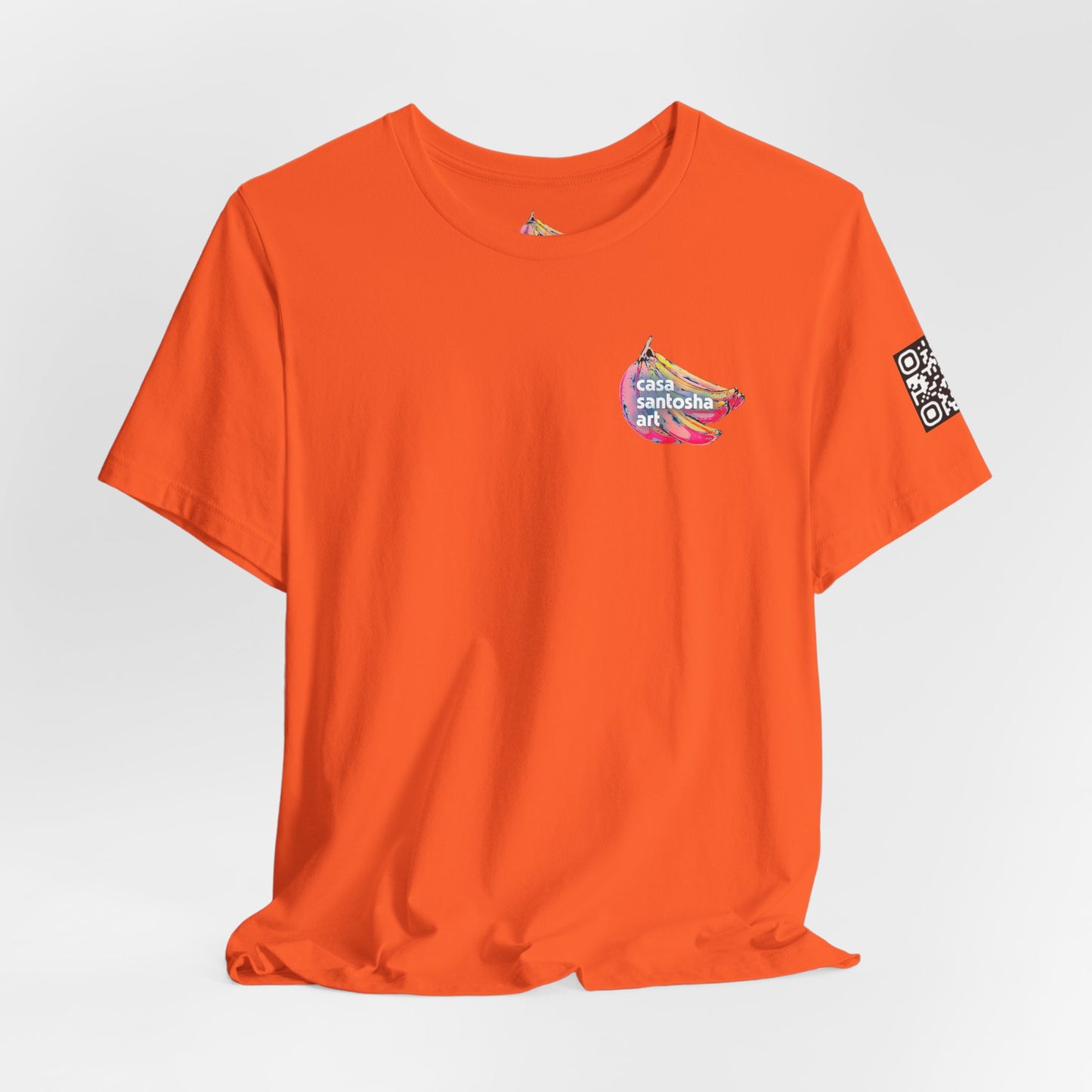 T-shirt unisexe néon à motif poisson frit