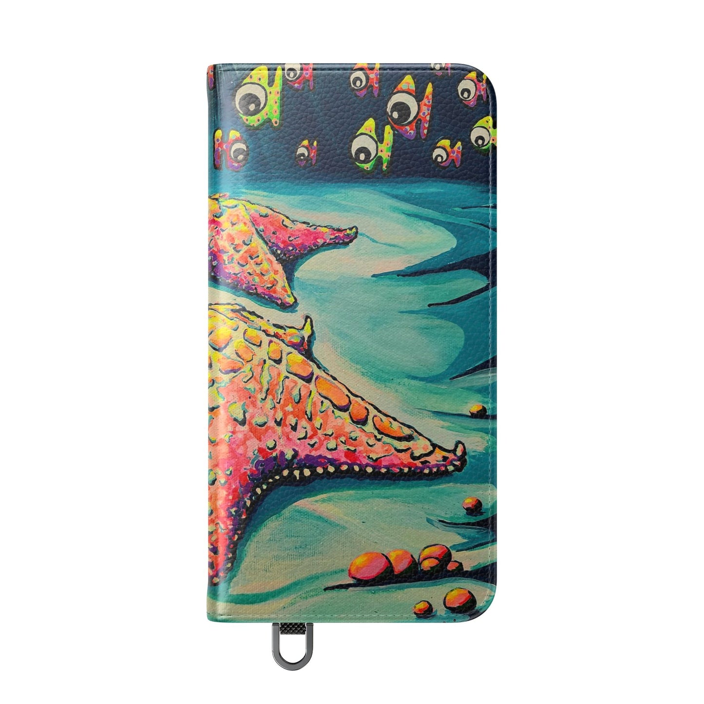 Cyclops Starfish Flip Phone Case – Wallet Cover with Card Slots