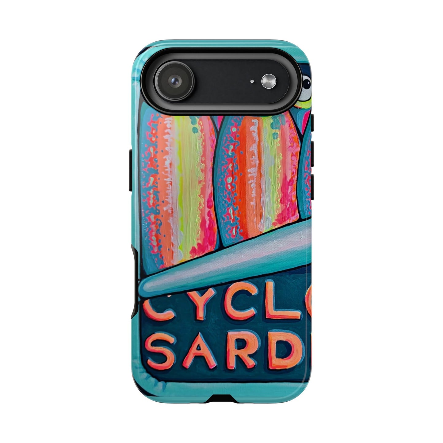 Neon Sardines Tough Phone Case
