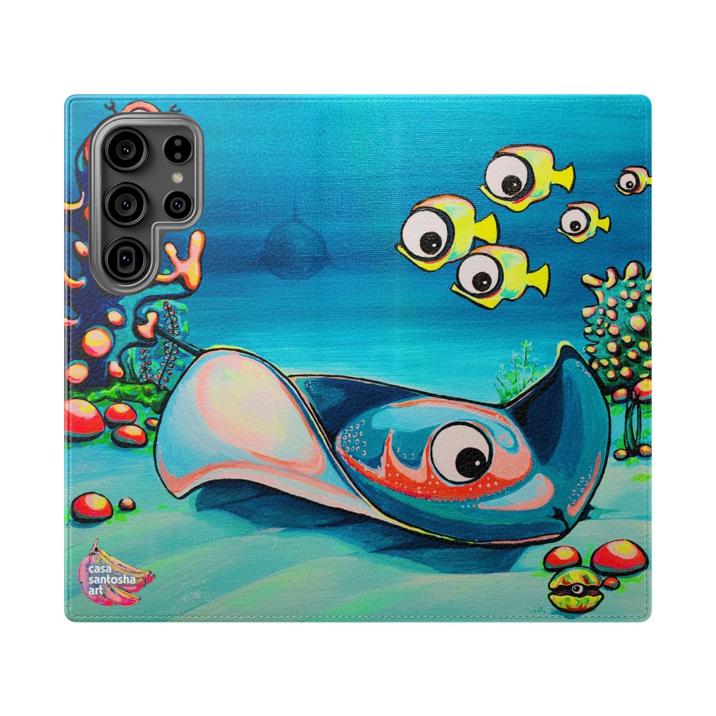 Cyclops Stingray Flip Phone Case – Wallet Cover with Card Slots