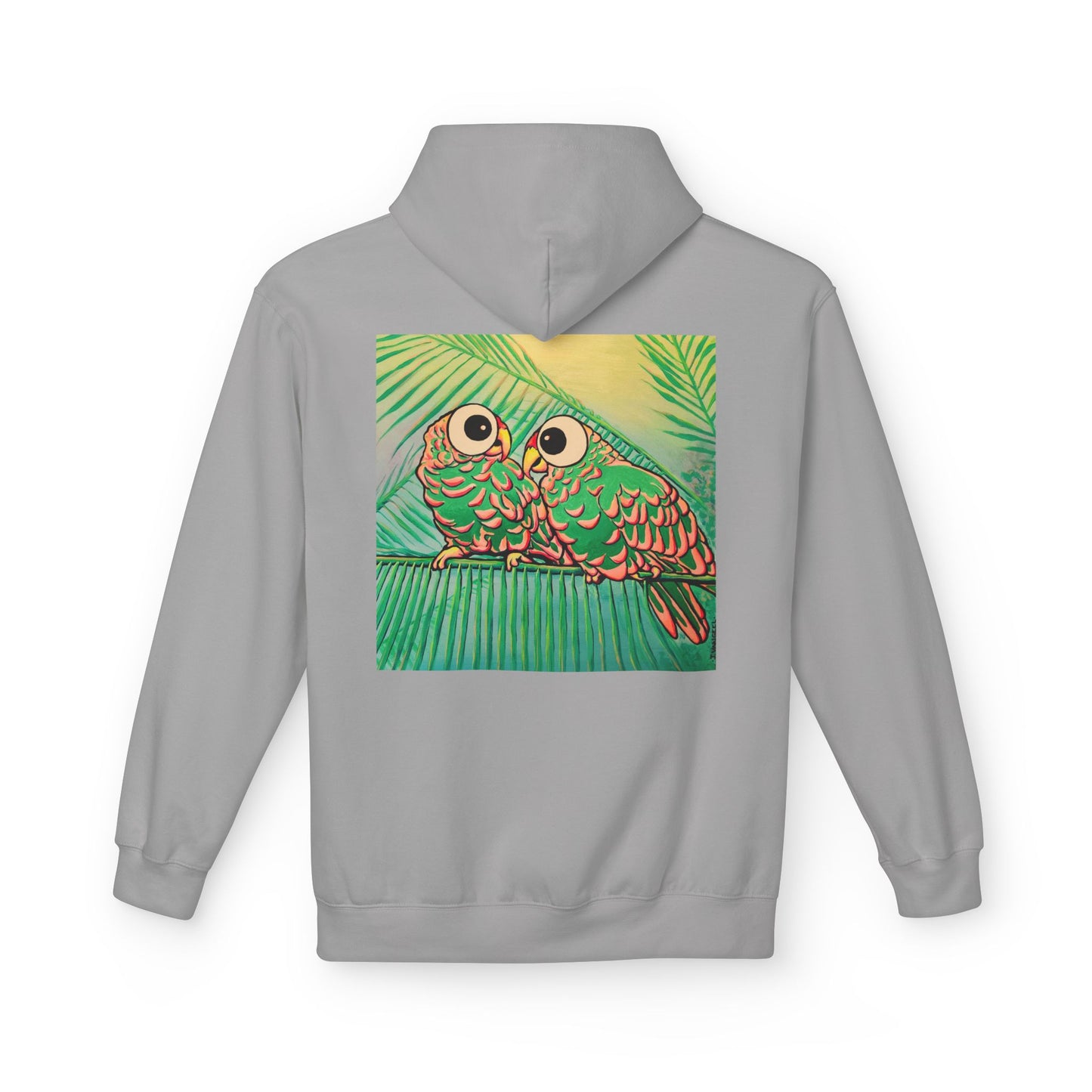 Unisex Chatty Cyclops Parrots Soft Hoodie