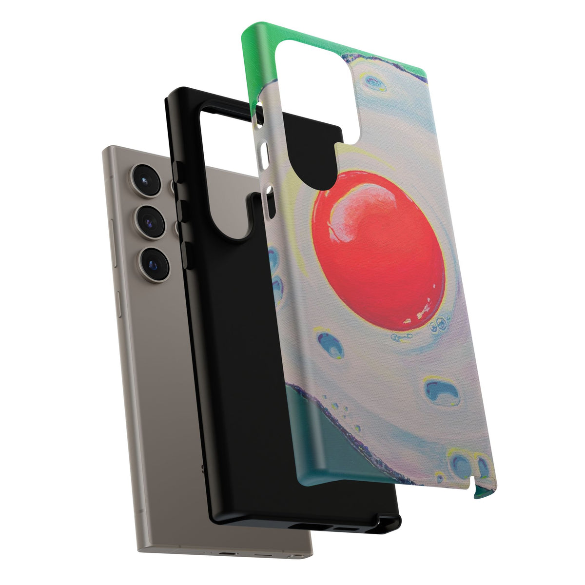 Neon Fried Egg Tough Phone Case
