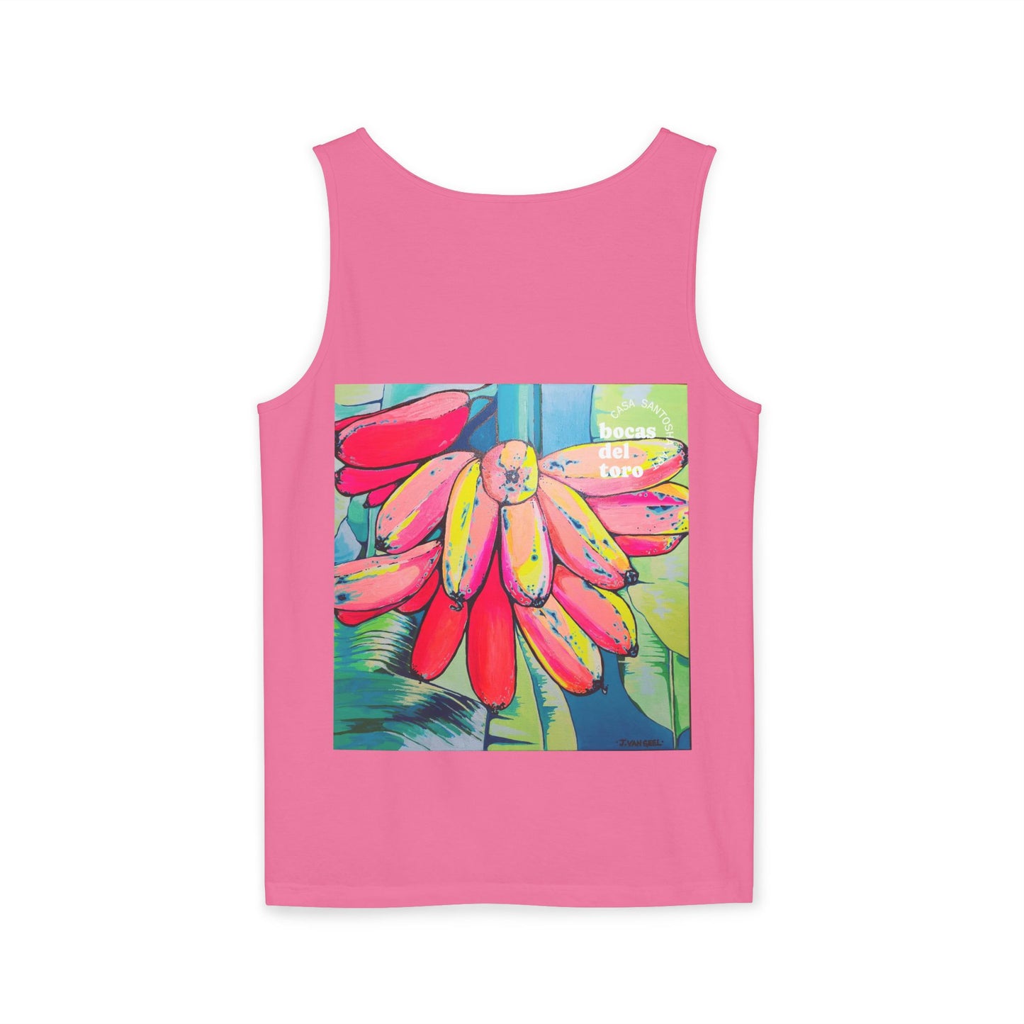 Unisex Neon Primitivo Bananas Tank Top - Perfect for Summer Vibes