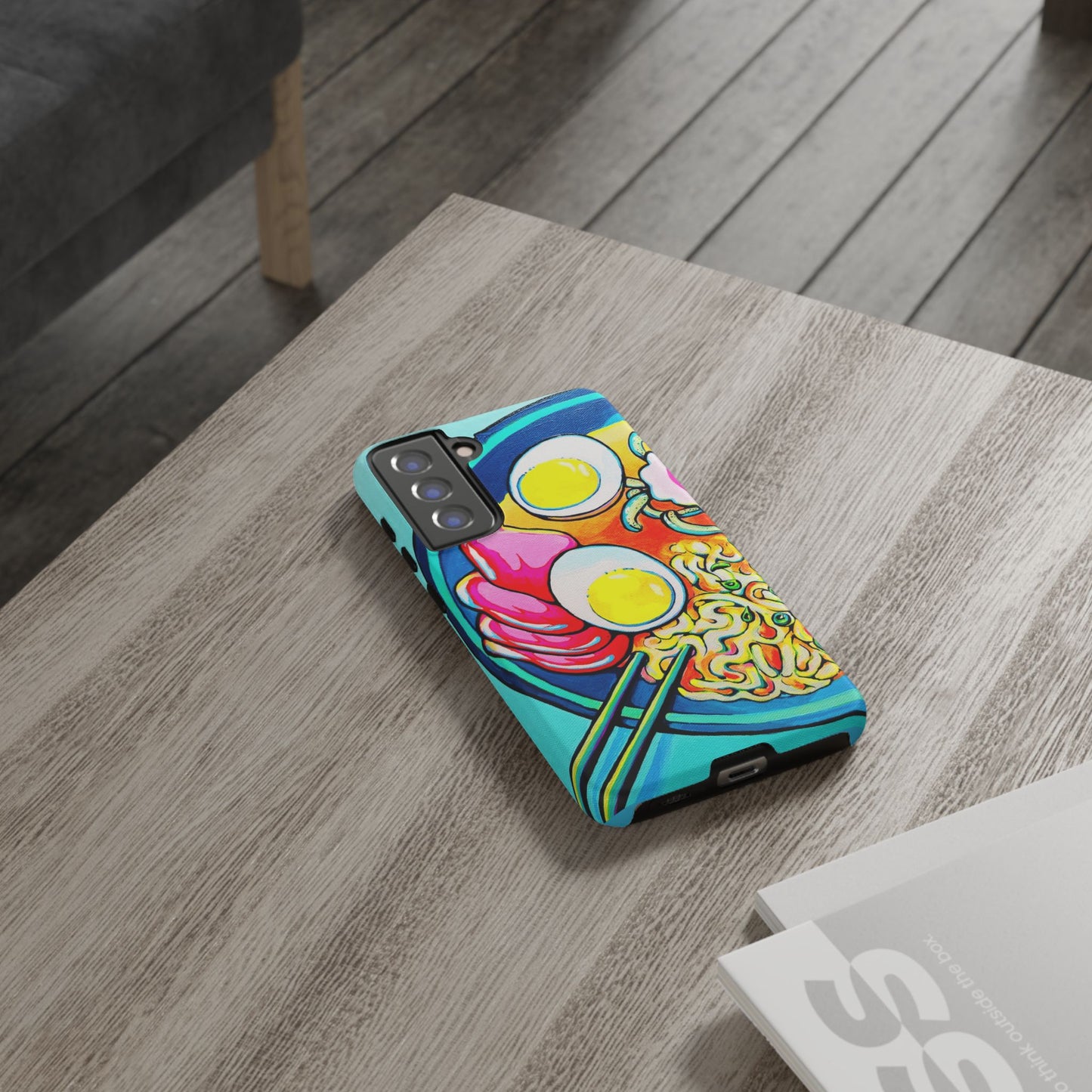 Neon Ramen Tough Phone Case