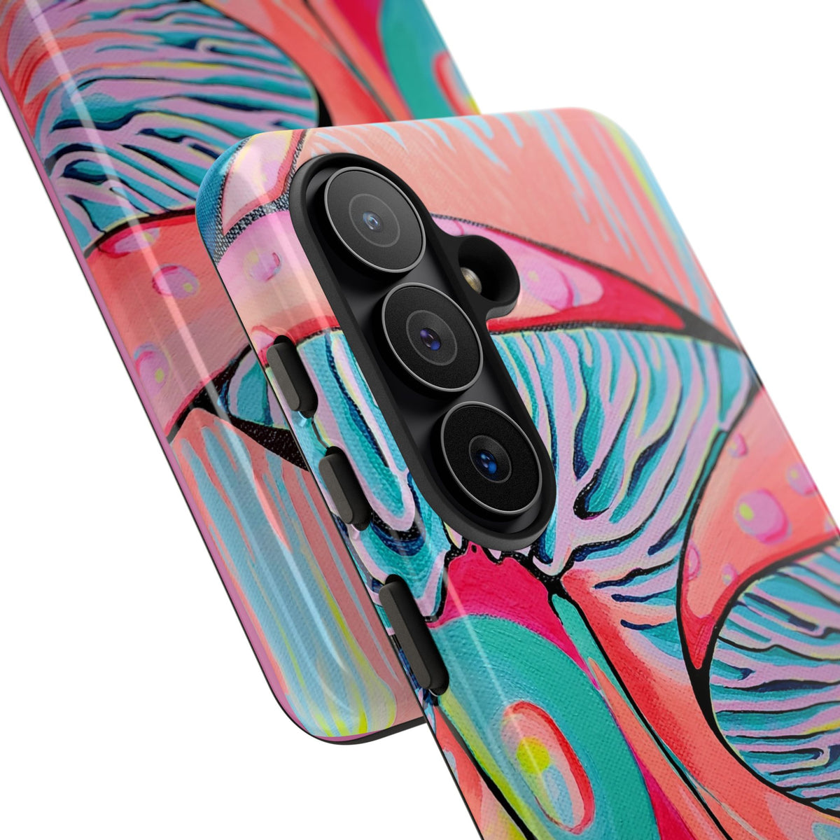 Coque de téléphone résistante Trippy Mushrooms
