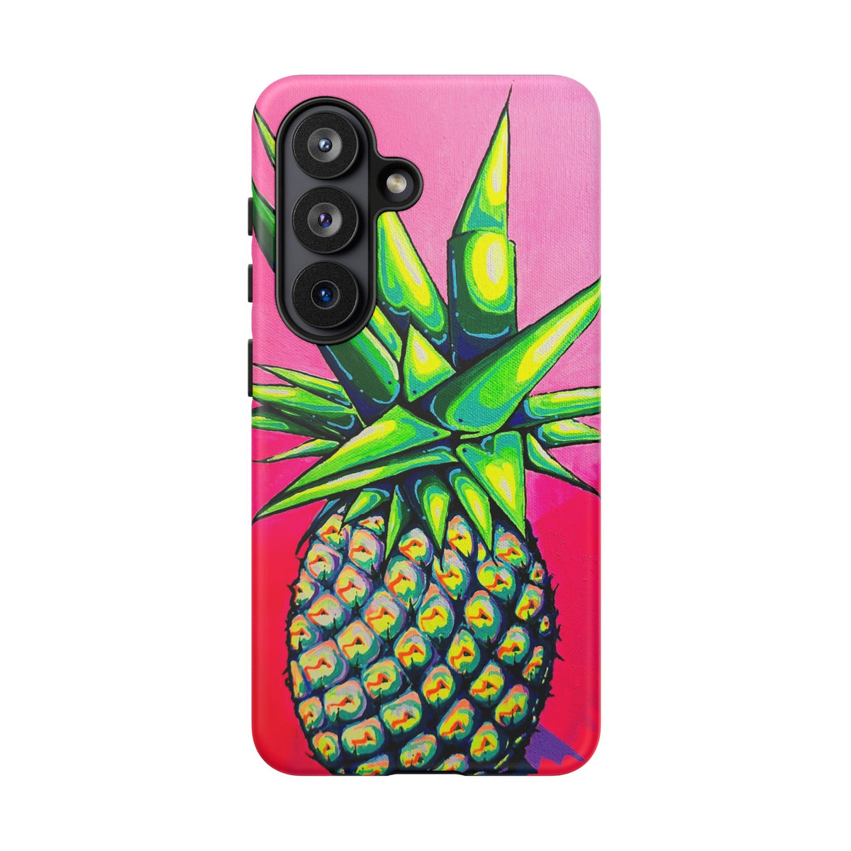 Neon Pineapple Tough Phone Case