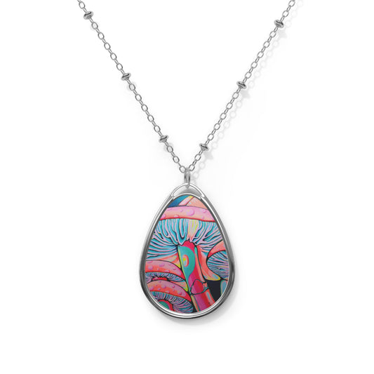 Trippy Mushroom Necklace