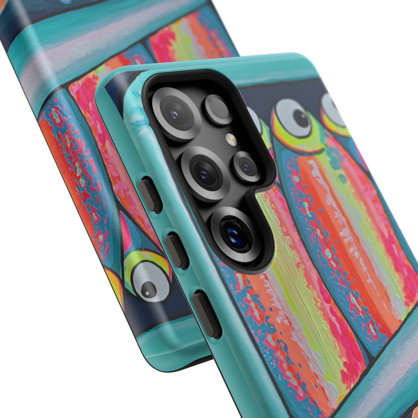 Neon Sardines Tough Phone Case