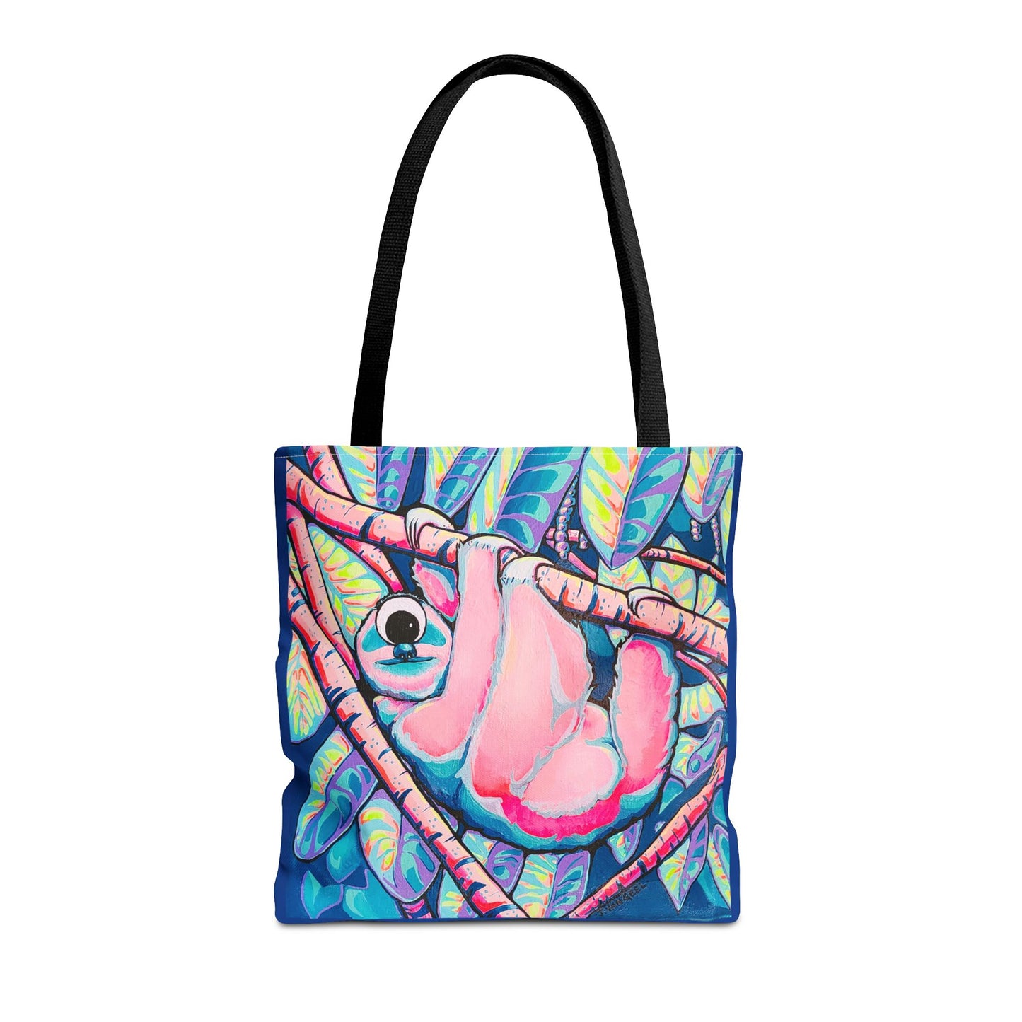 Premium Cyclops Sloth Tote Bag, Original Artist Design, Reusable Shopping Tote, Eco-Friendly