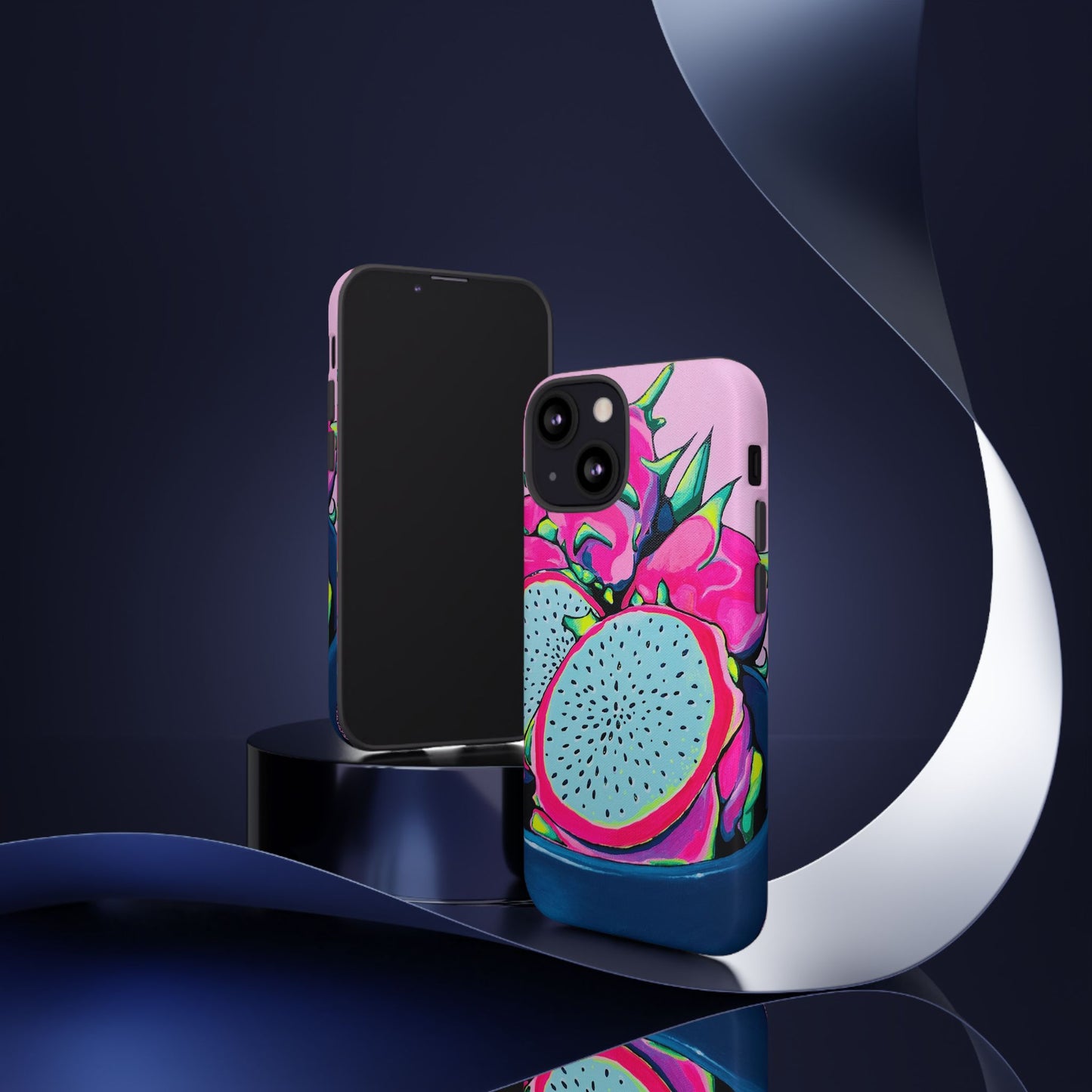 Neon Pink Dragon Fruit Tough Phone Case