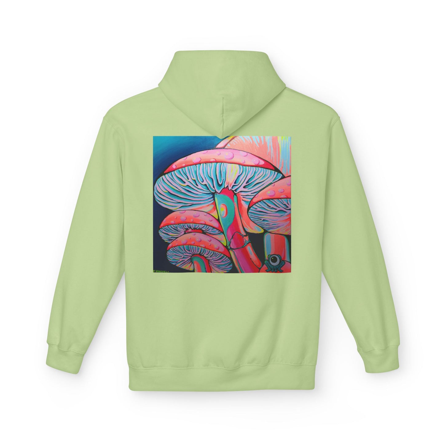 Unisex Trippy Mushrooms Soft Hoodie