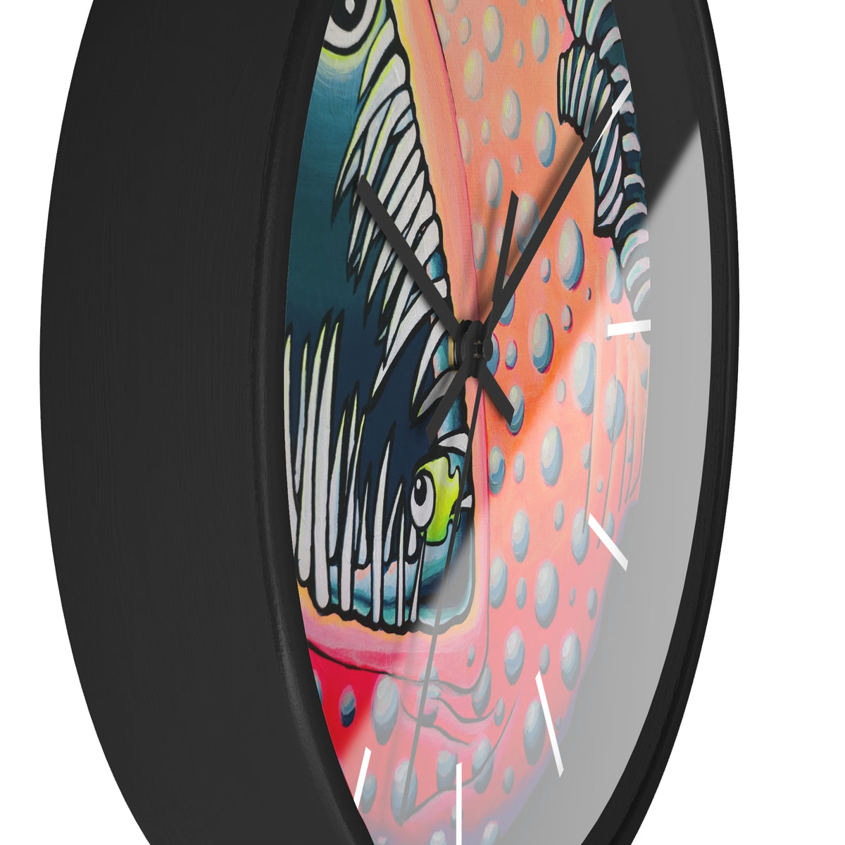 Cyclops Anglerfish Pop Art Wall Clock