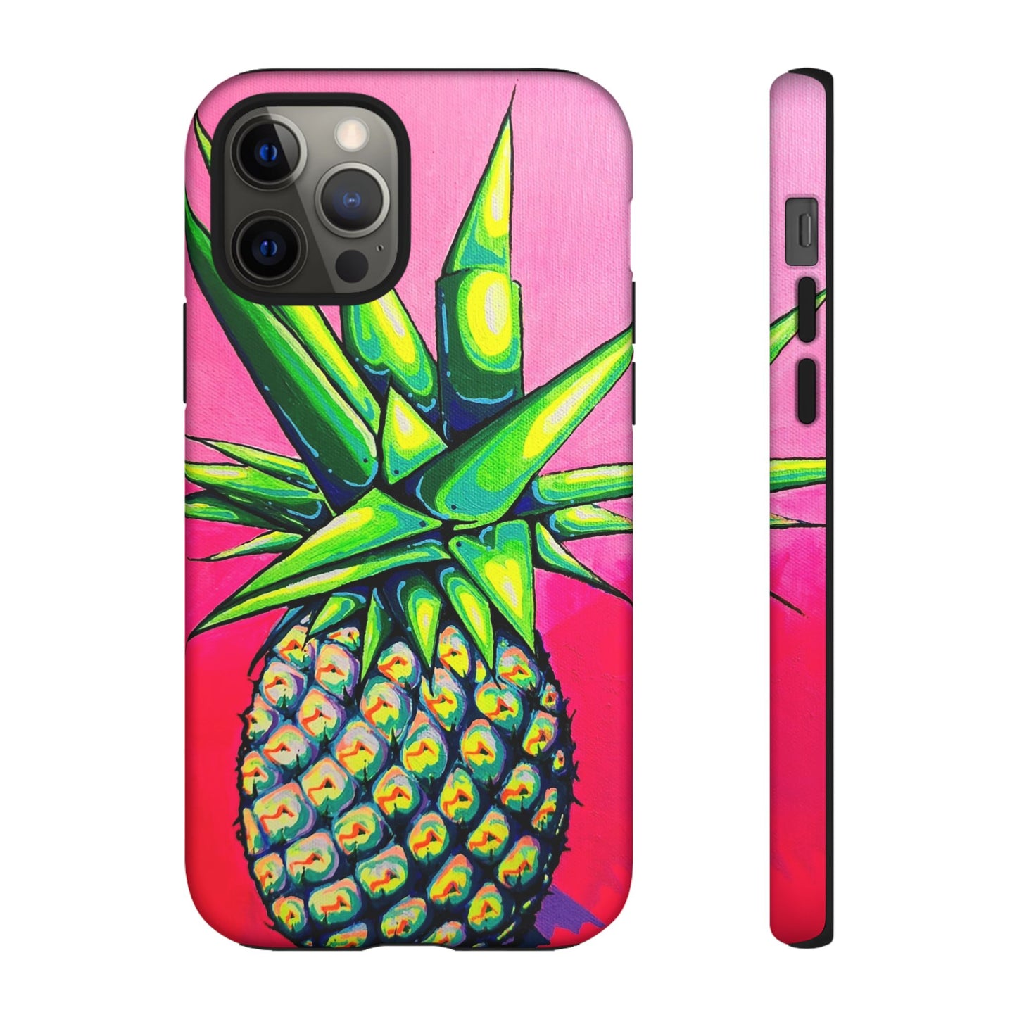 Neon Pineapple Tough Phone Case