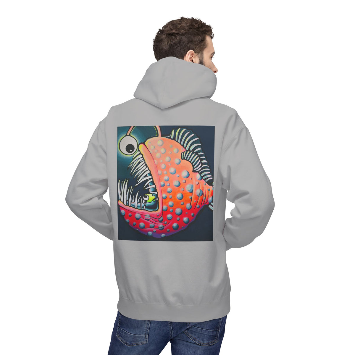 Unisex Cyclops Anglerfish Soft Hoodie