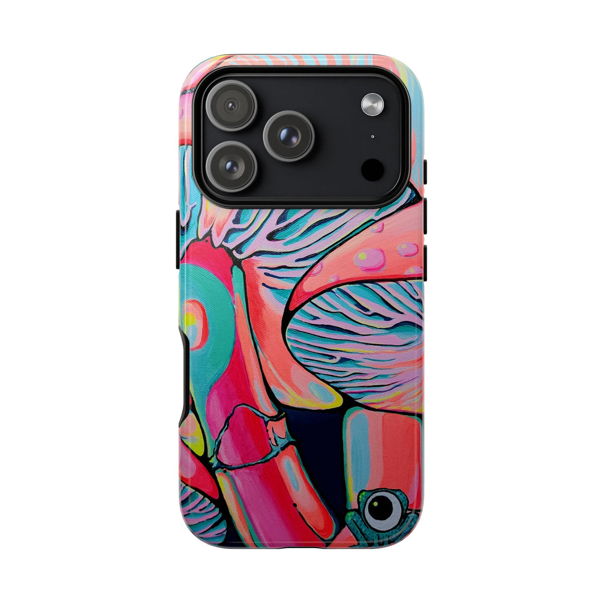 Coque de téléphone résistante Trippy Mushrooms
