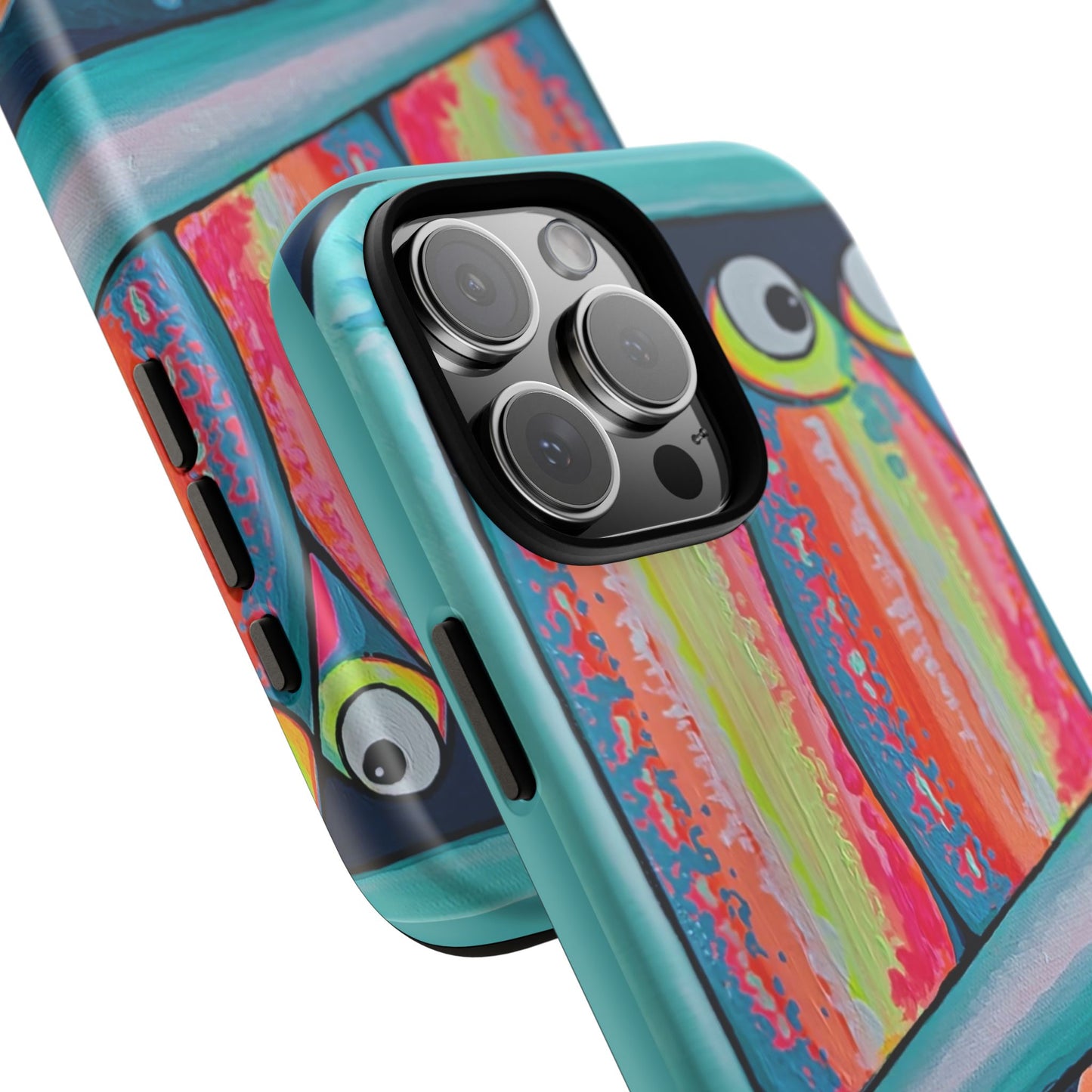 Neon Sardines Tough Phone Case