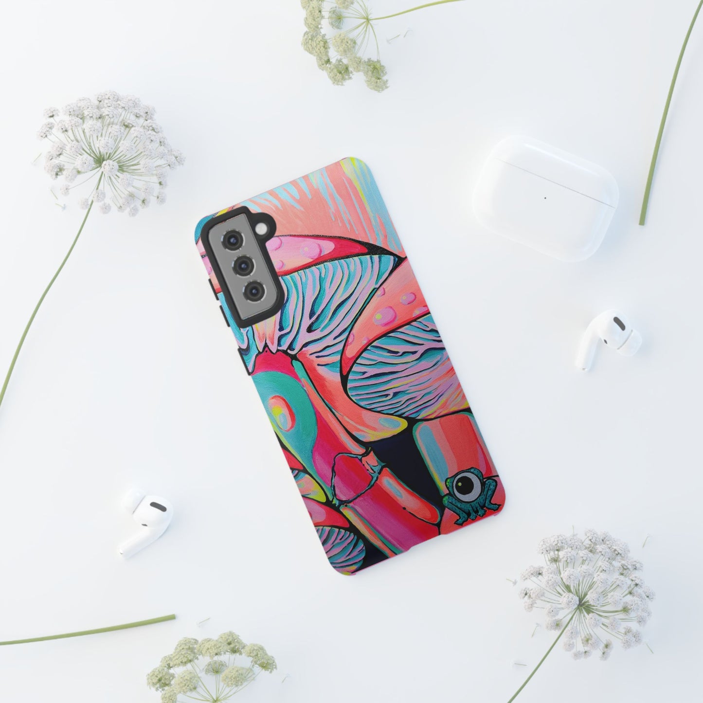 Trippy Mushrooms Tough Phone Case