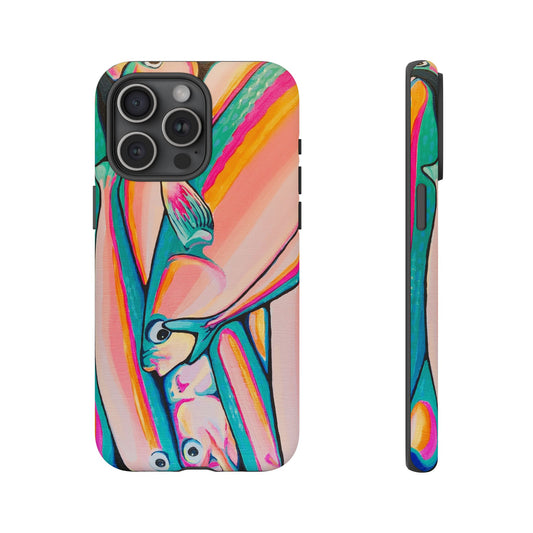 Neon Fish Tough Phone Case