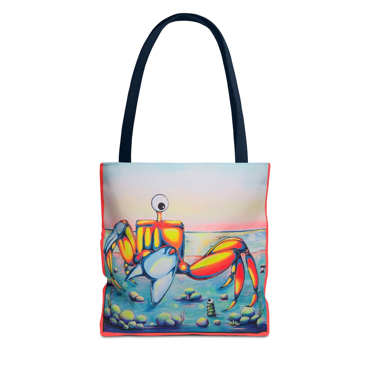 Premium Cyclops Crab Tote Bag, Original Artist Design, Reusable Shopping Tote,  Eco-Friendly