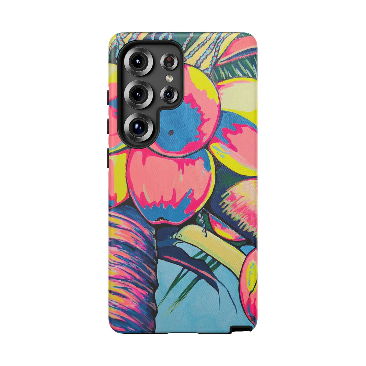 Neon Coconuts Tough Phone Case