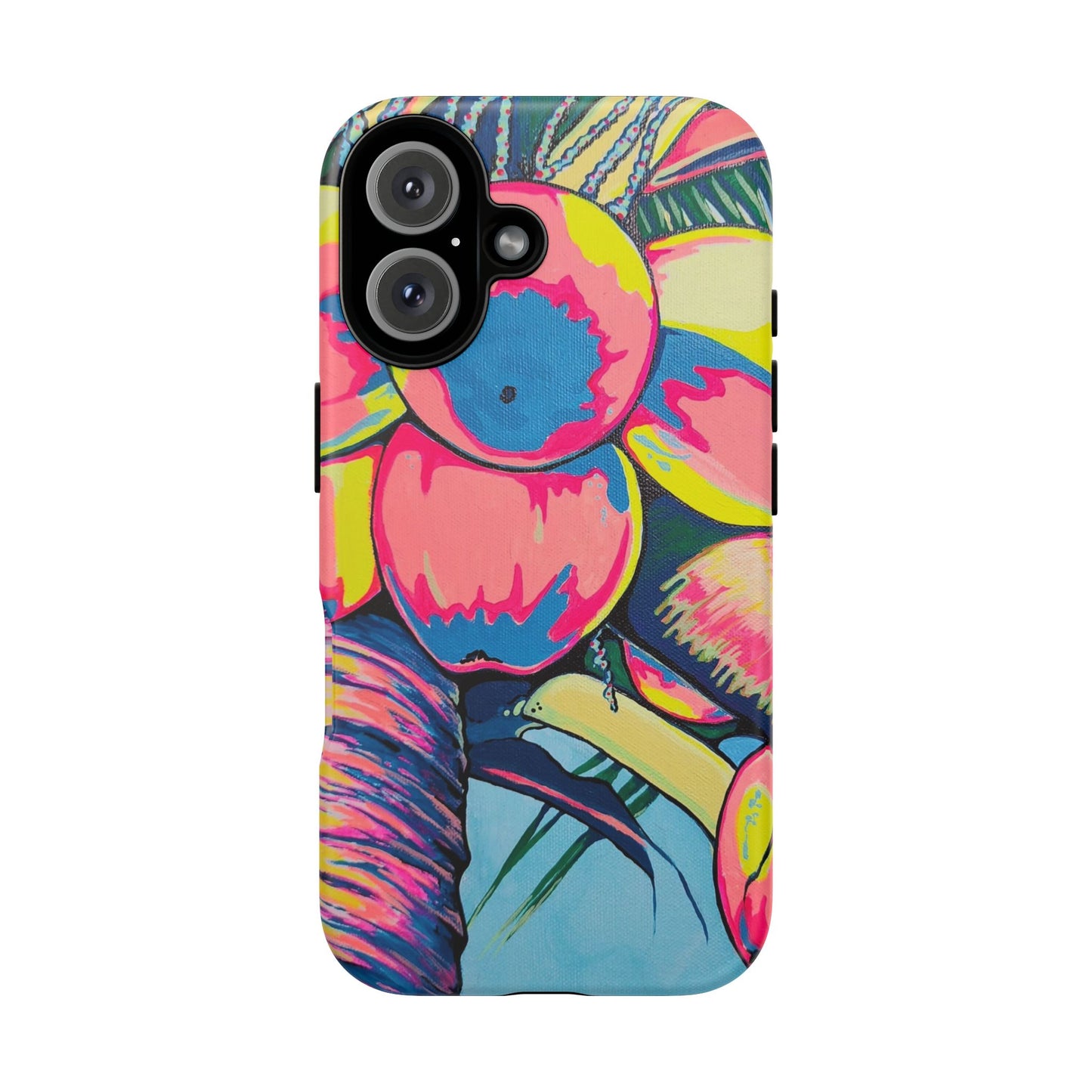 Neon Coconuts Tough Phone Case
