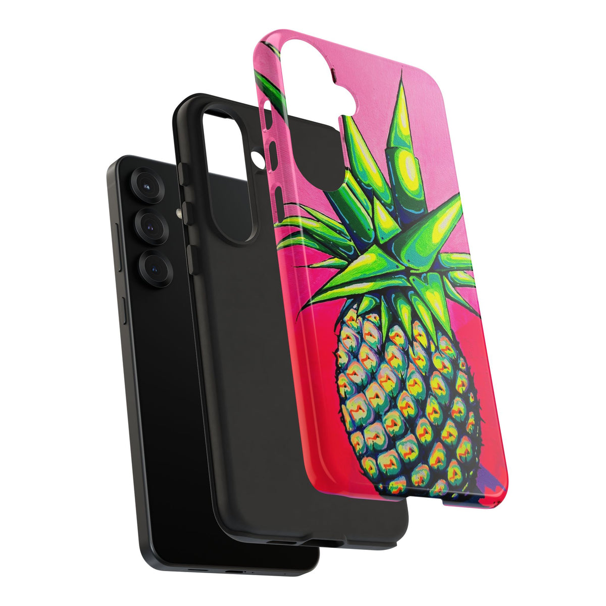 Neon Pineapple Tough Phone Case