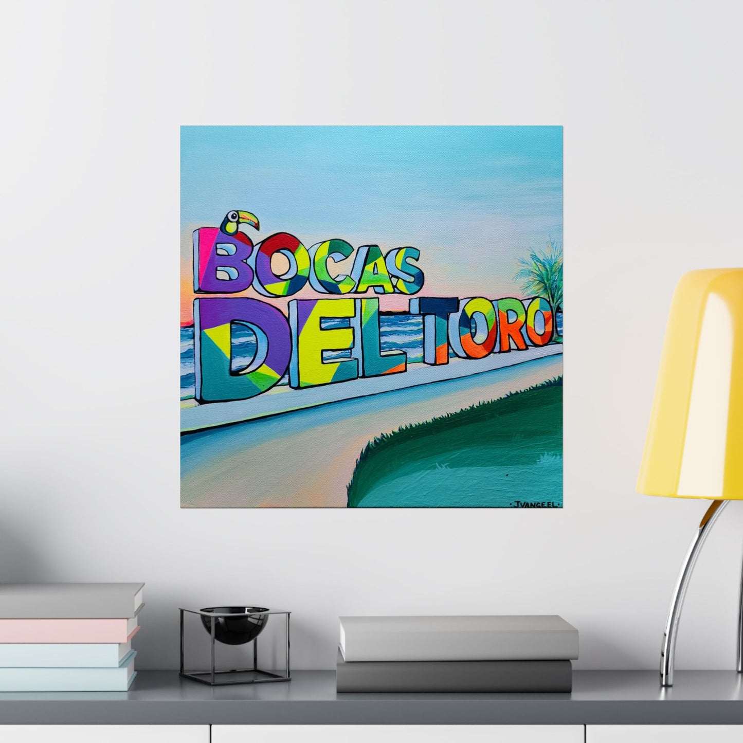 Bocas Del Toro Sign Giclée Art Poster
