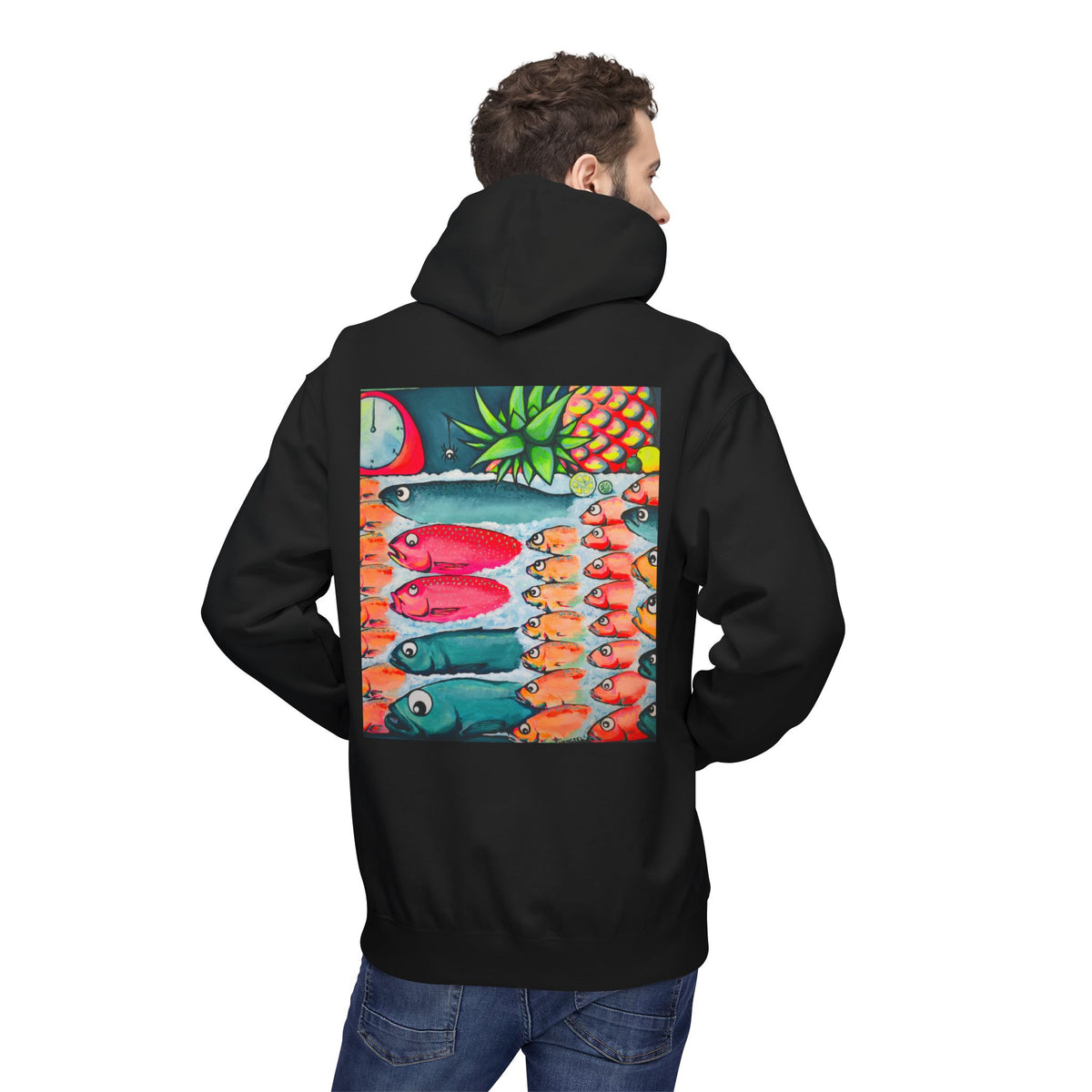 Unisex Neon Cabo Fish Market Soft Hoodie