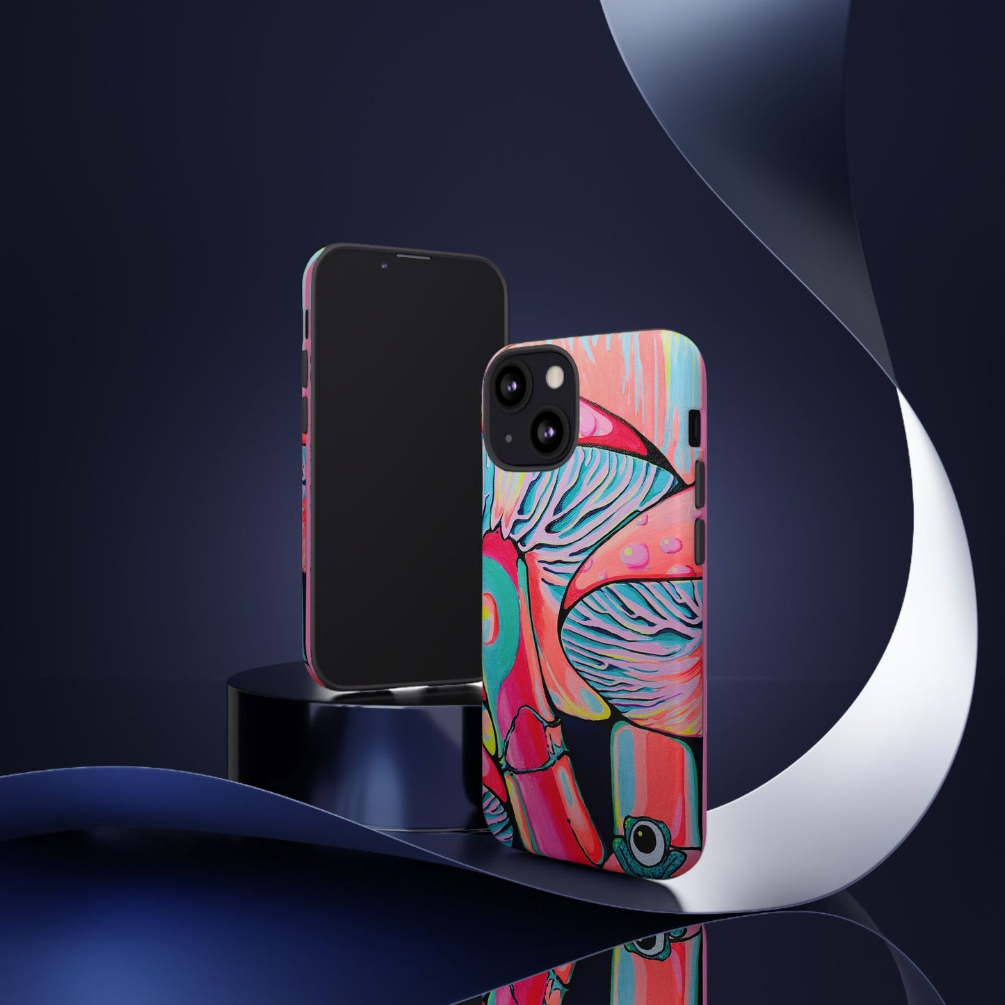 Trippy Mushrooms Tough Phone Case