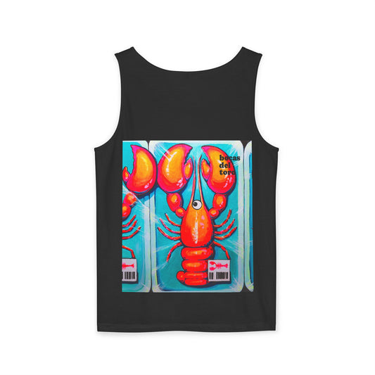 Unisex Fresh Neon Lobster Tank Top - Perfect for Summer Vibes