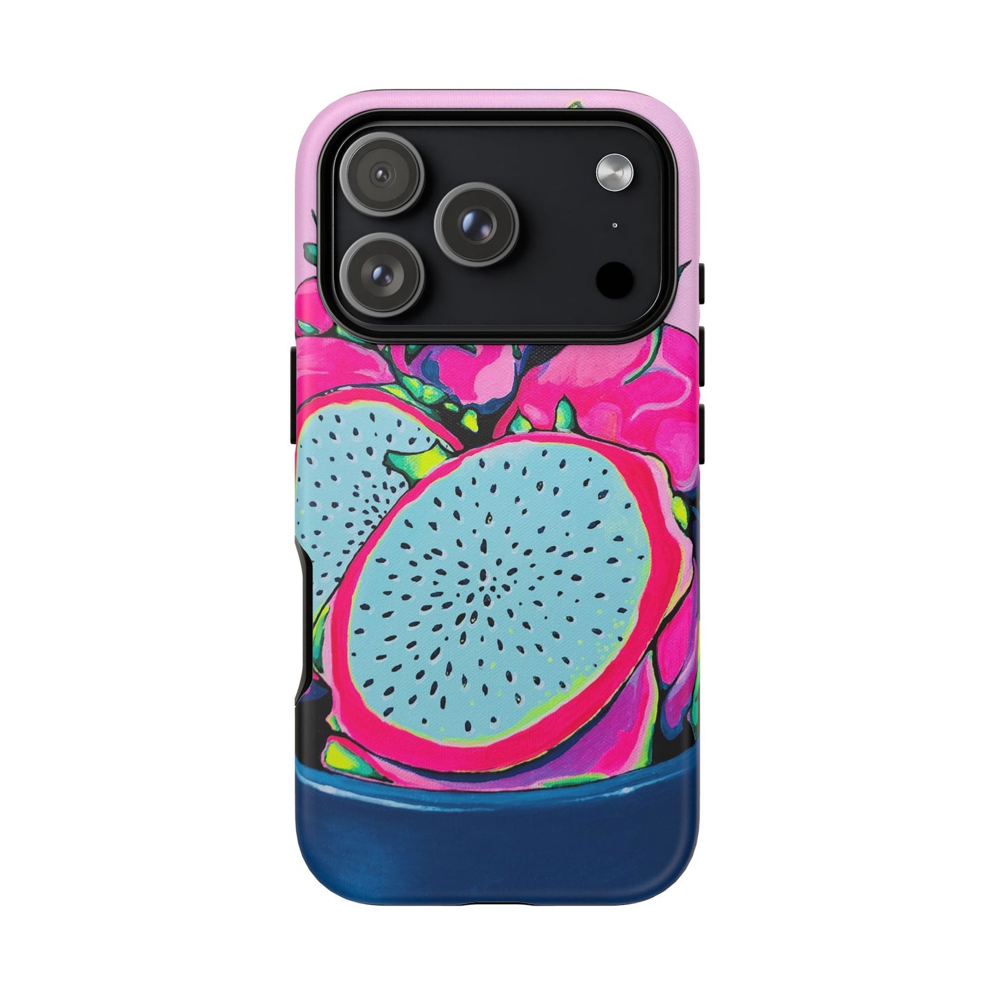 Neon Pink Dragon Fruit Tough Phone Case
