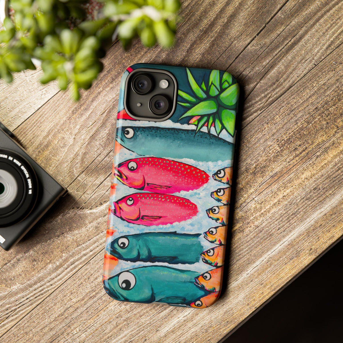 Neon Cabo Fish Market Tough Phone Case