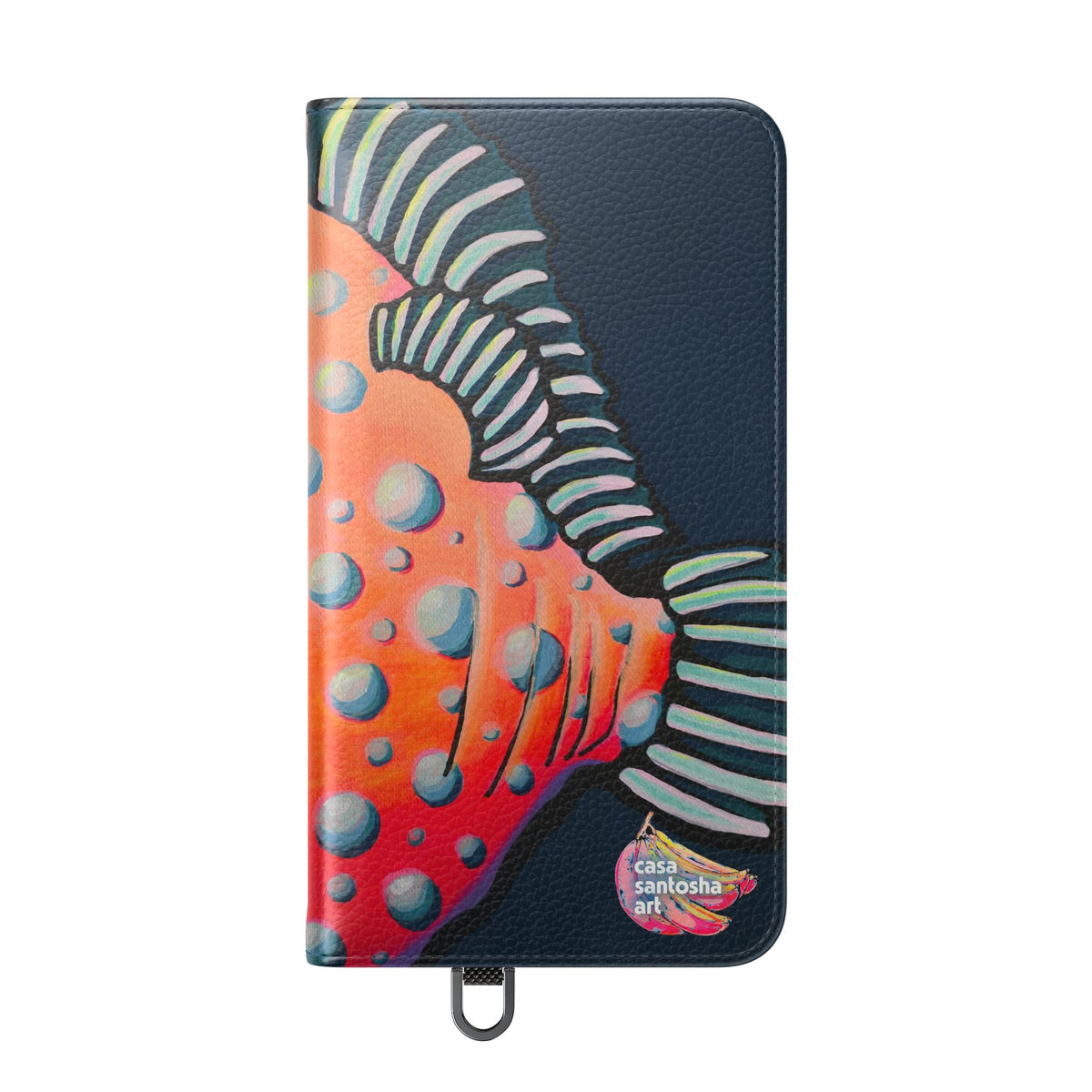 Cyclops Anglerfish Flip Phone Case – Wallet Cover with Card Slots