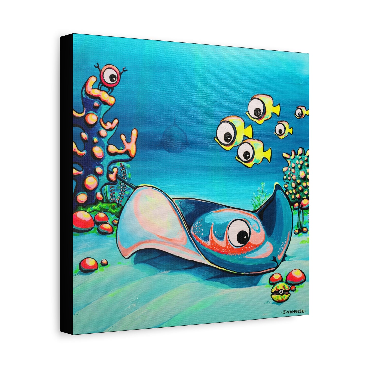 Cyclops Stingray Canvas Wall Art
