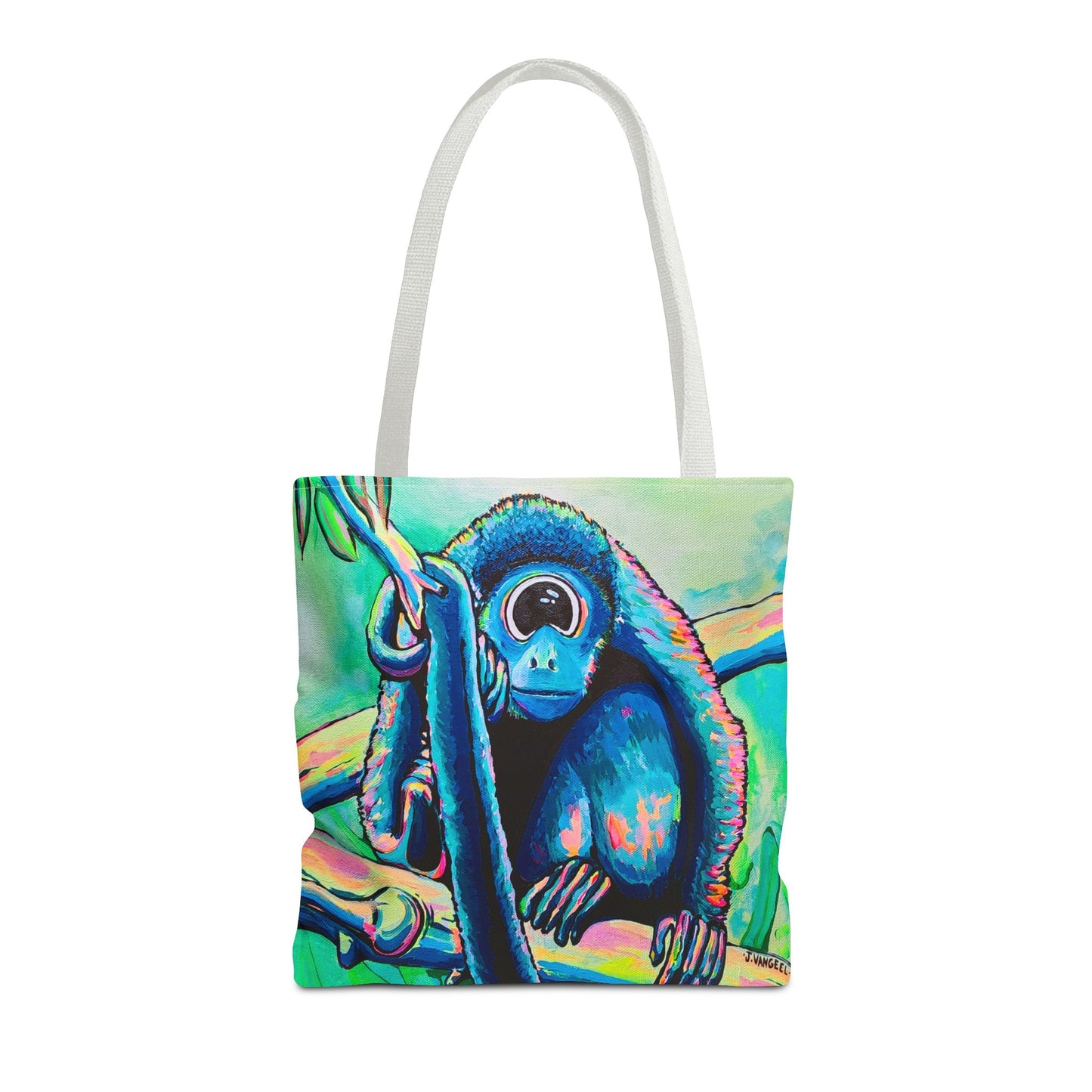 Premium Cyclops Monkey Tote Bag, Original Artist Design, Reusable Shopping Tote, Eco-Friendly